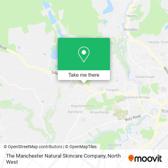 The Manchester Natural Skincare Company map