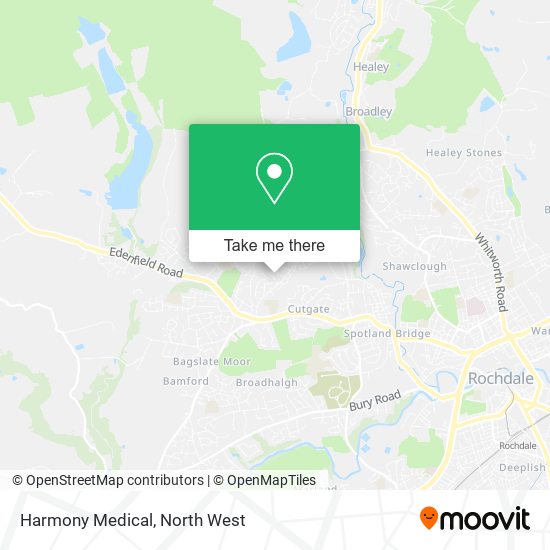 Harmony Medical map