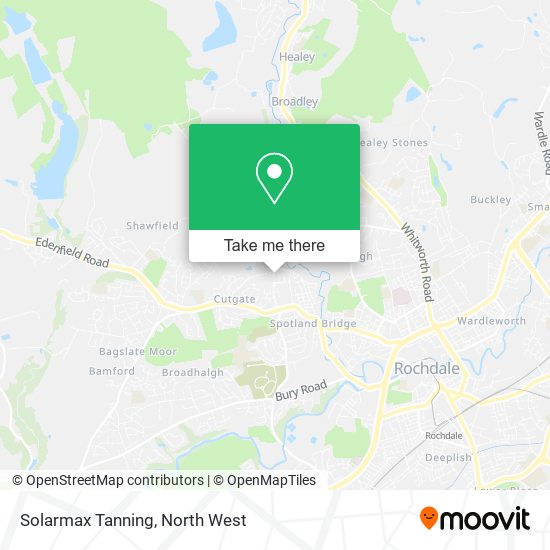 Solarmax Tanning map