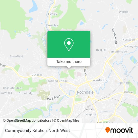 Commyounity Kitchen map