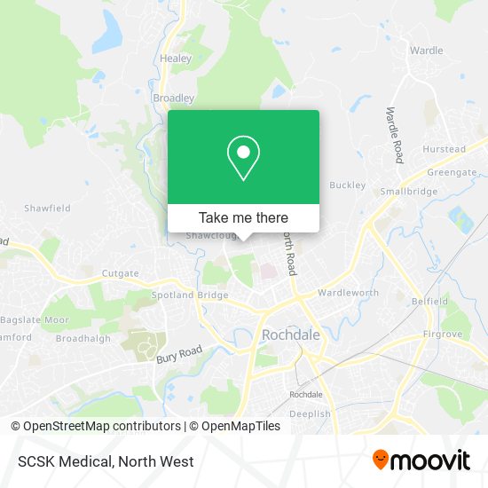SCSK Medical map