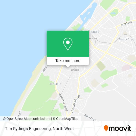 Tim Rydings Engineering map