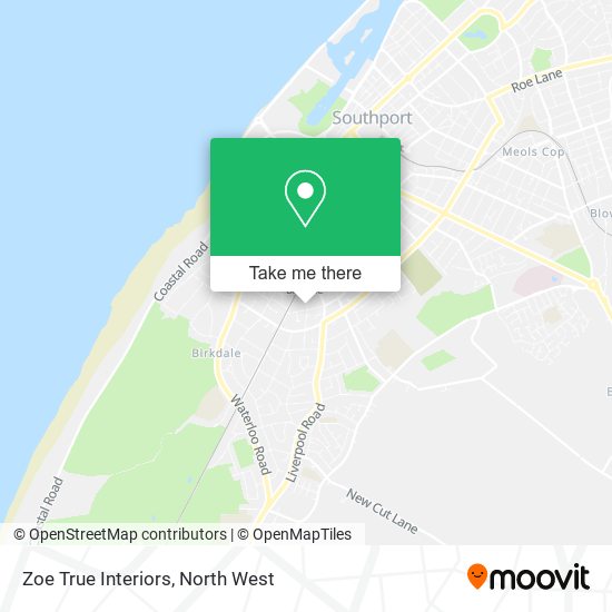 Zoe True Interiors map