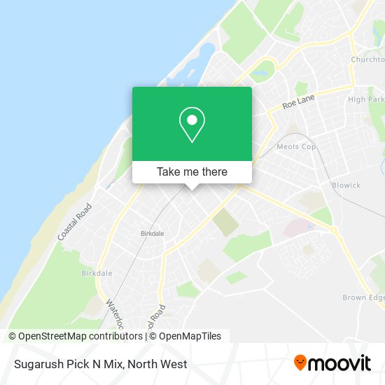 Sugarush Pick N Mix map