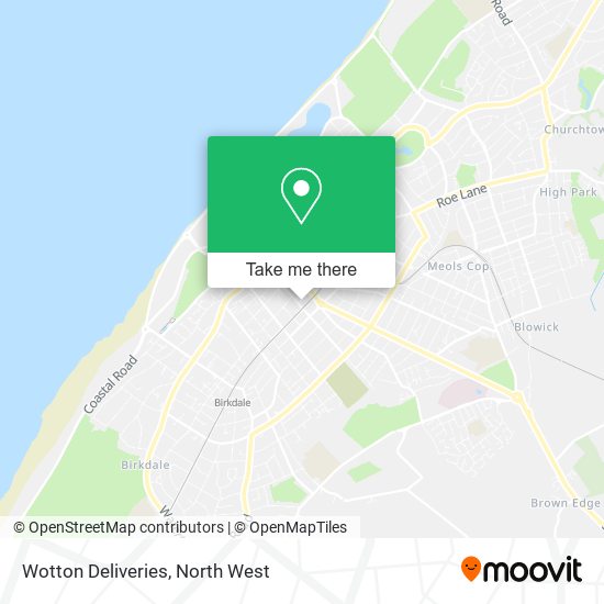 Wotton Deliveries map