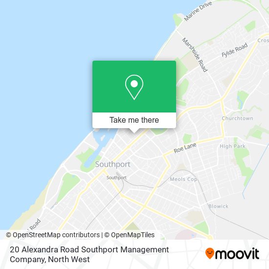 20 Alexandra Road Southport Management Company map