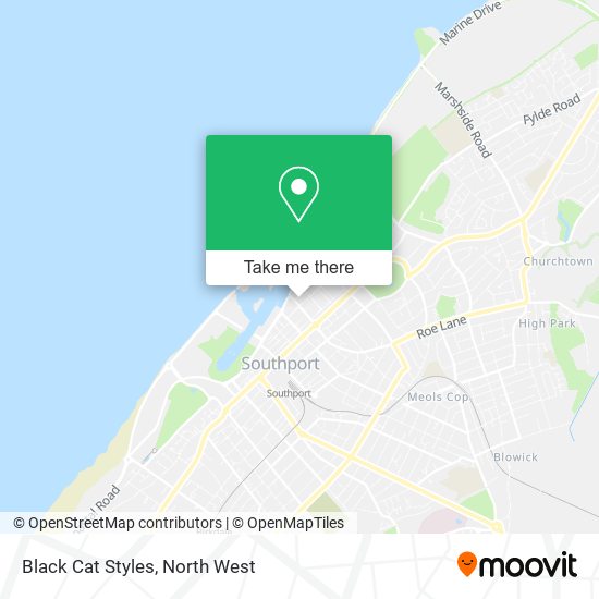 Black Cat Styles map