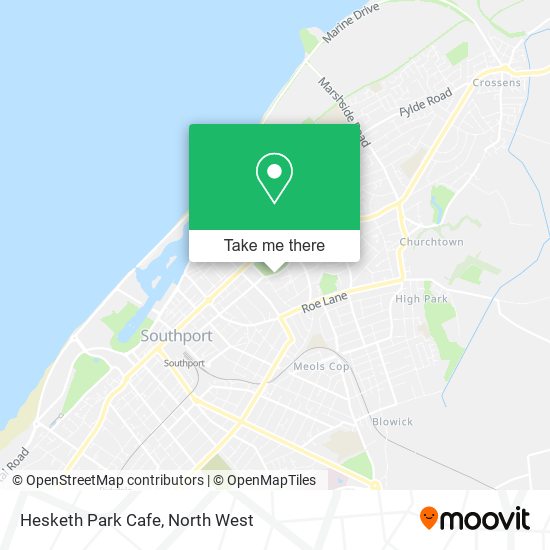 Hesketh Park Cafe map
