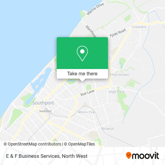 E & F Business Services map