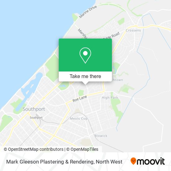 Mark Gleeson Plastering & Rendering map
