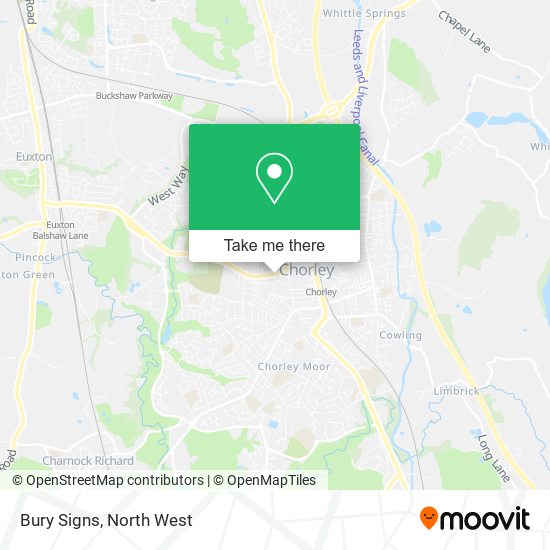 Bury Signs map