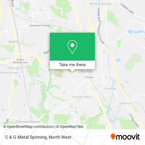 C & G Metal Spinning map