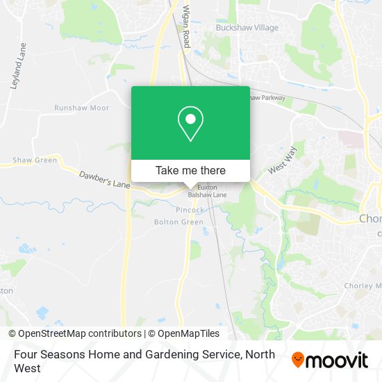 Four Seasons Home and Gardening Service map