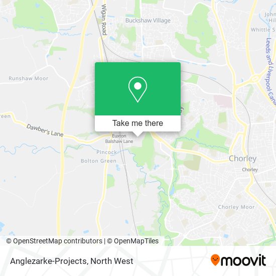 Anglezarke-Projects map