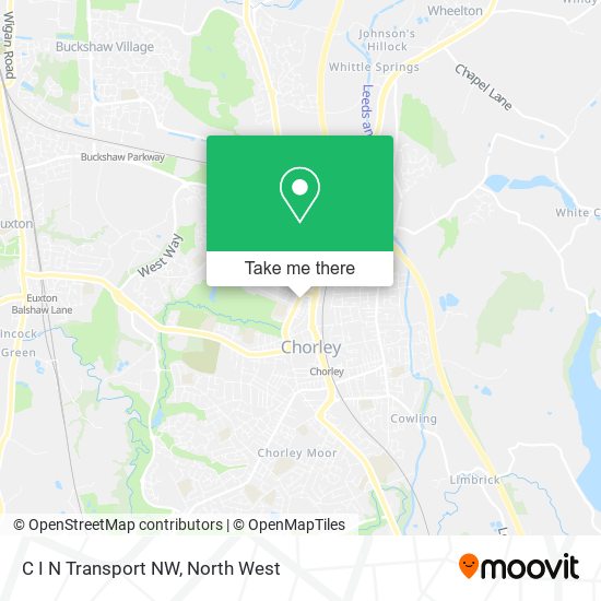 C I N Transport NW map