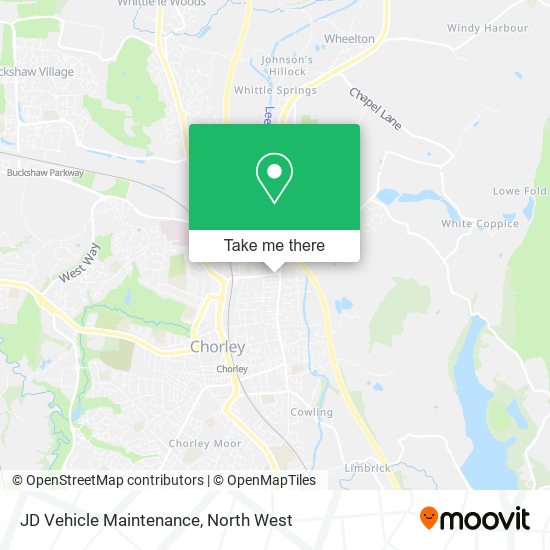 JD Vehicle Maintenance map