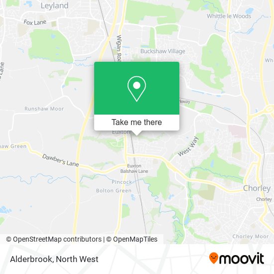 Alderbrook map
