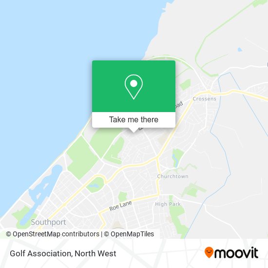 Golf Association map