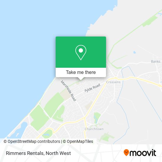 Rimmers Rentals map