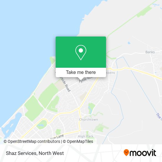 Shaz Services map