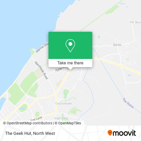 The Geek Hut map