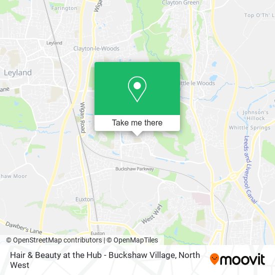 Hair & Beauty at the Hub - Buckshaw Village map