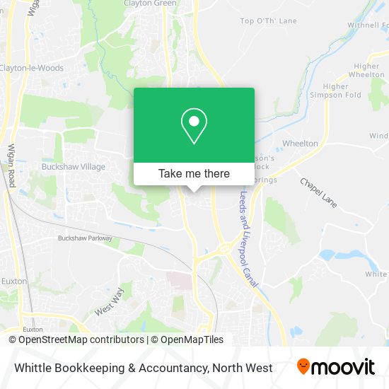 Whittle Bookkeeping & Accountancy map