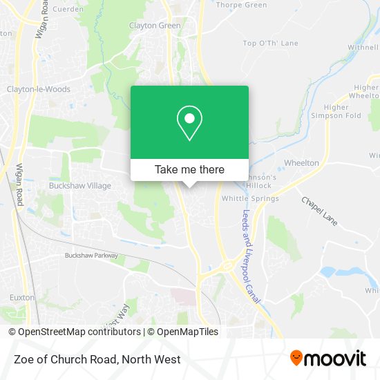 Zoe of Church Road map