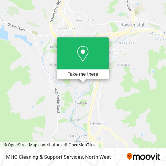 MHC Cleaning & Support Services map