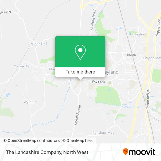 The Lancashire Company map