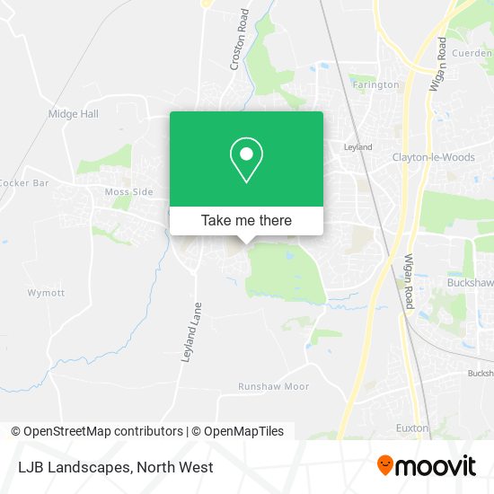 LJB Landscapes map
