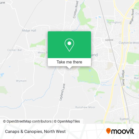 Canaps & Canopies map