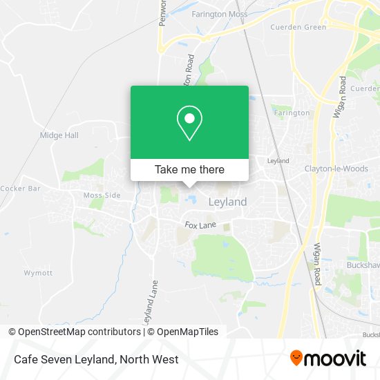 Cafe Seven Leyland map