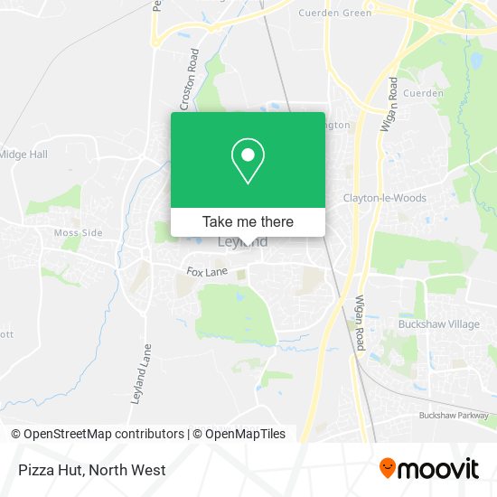 Pizza Hut map