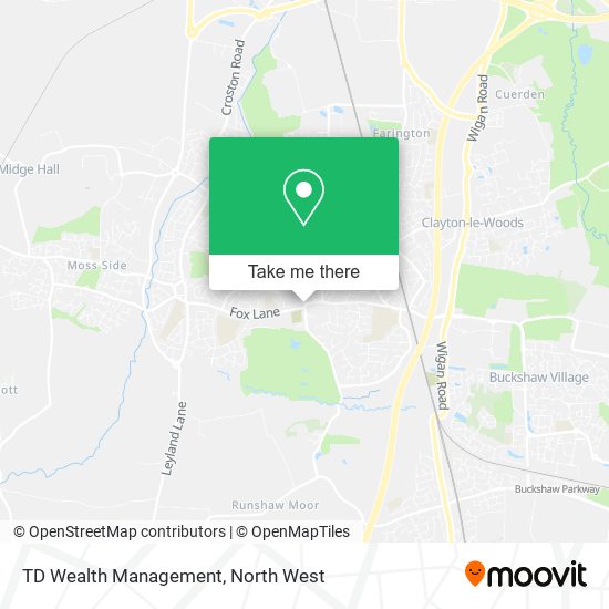 TD Wealth Management map