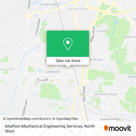 Aliathon Mechanical Engineering Services map