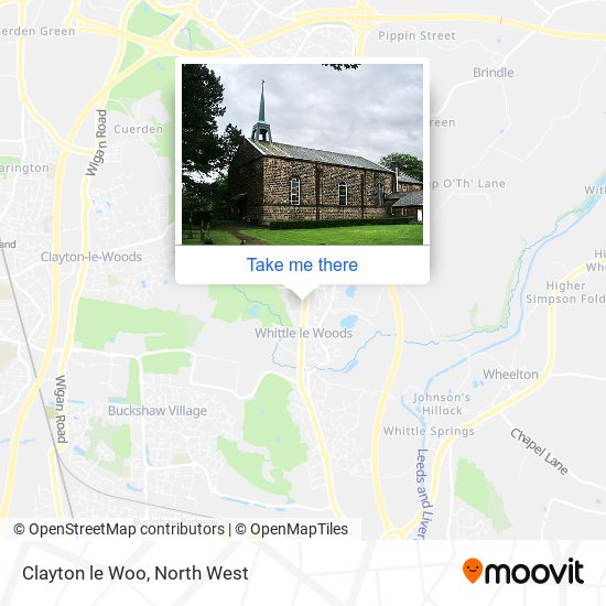Clayton le Woo map