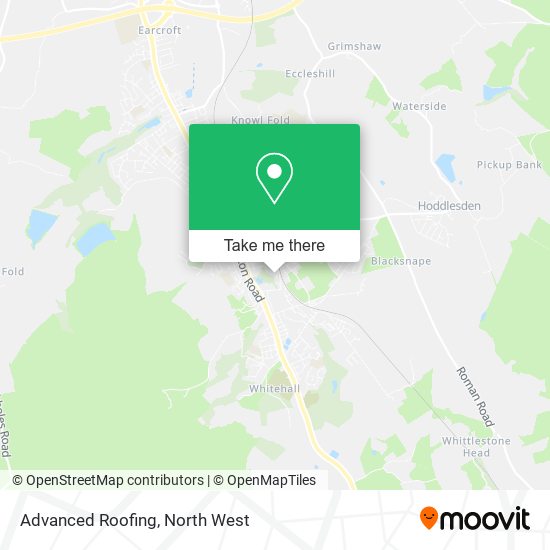 Advanced Roofing map