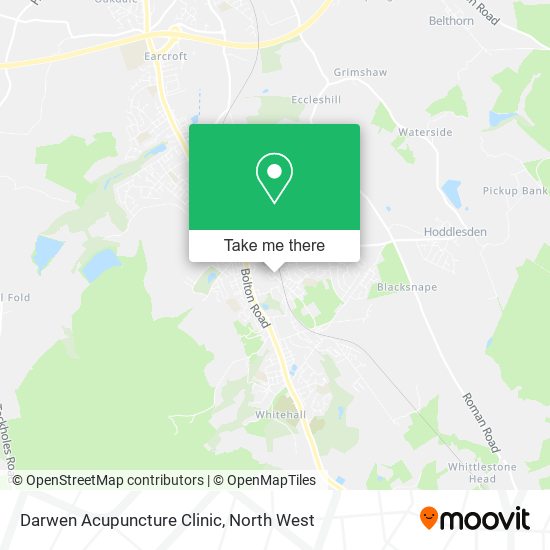 Darwen Acupuncture Clinic map
