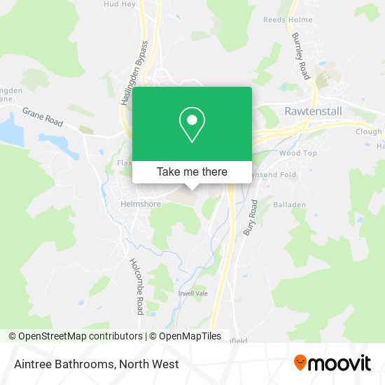 Aintree Bathrooms map
