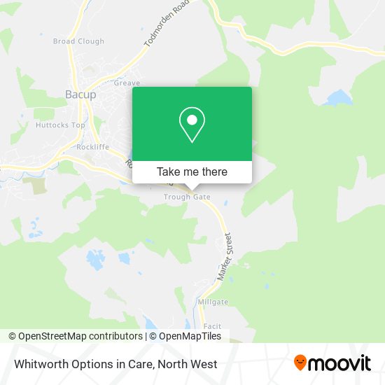 Whitworth Options in Care map