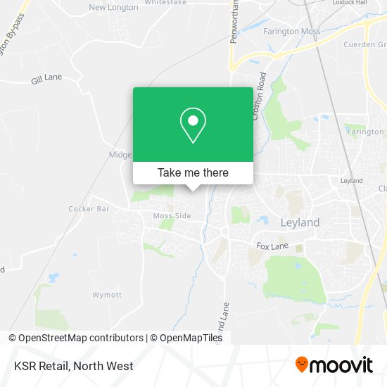 KSR Retail map