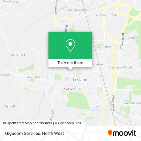 Gigacom Services map