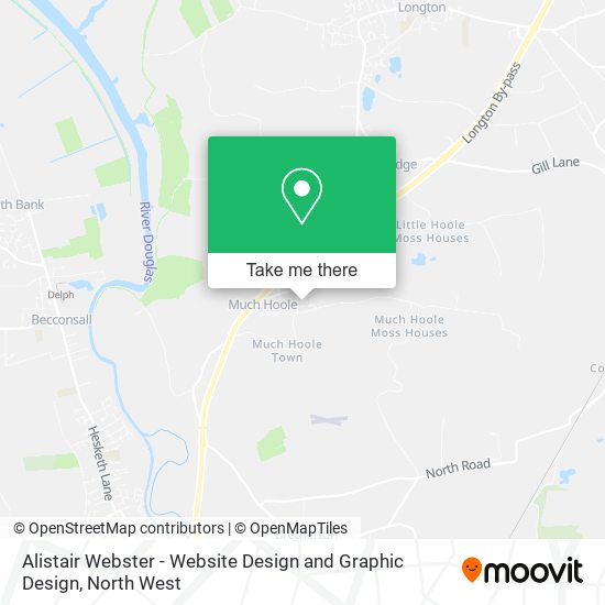 Alistair Webster - Website Design and Graphic Design map