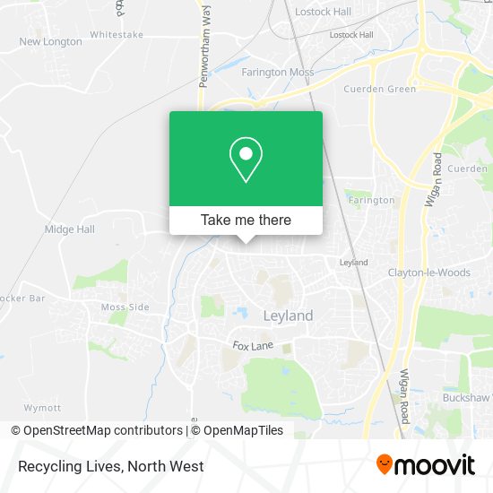 Recycling Lives map