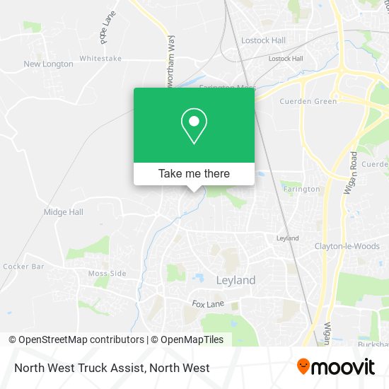 North West Truck Assist map