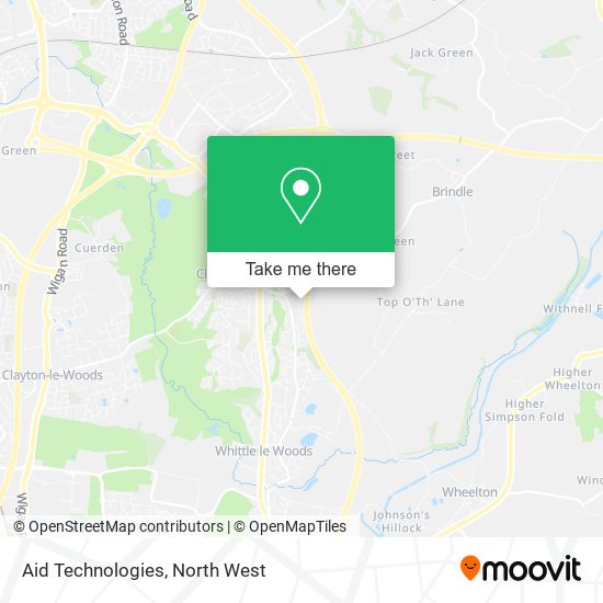 Aid Technologies map