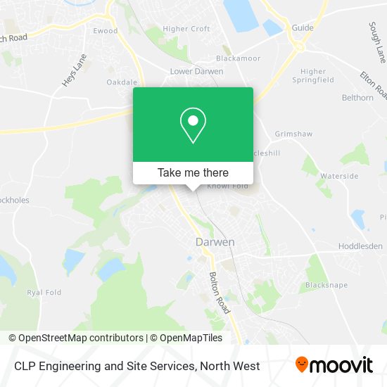 CLP Engineering and Site Services map