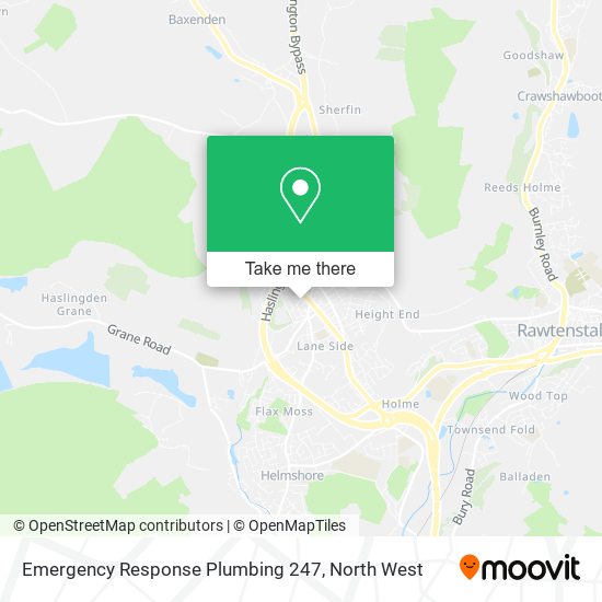Emergency Response Plumbing 247 map