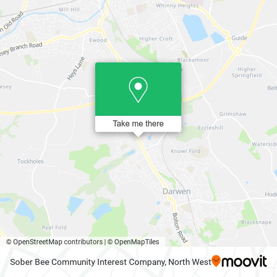 Sober Bee Community Interest Company map